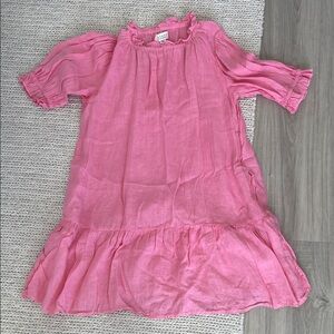 Velvet by Graham and Spencer Pink Ruffled Dress